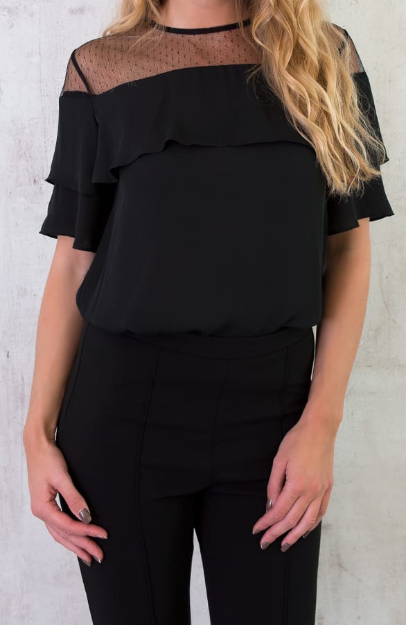Saint Tropez Top Zwart – shoparchief, foto 2
