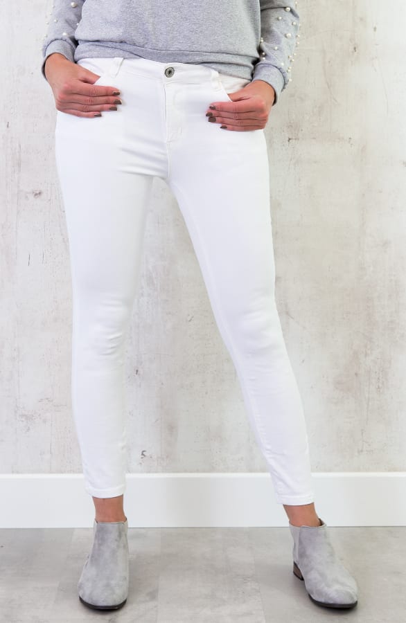 Stretch Broek Wit – shoparchief, foto 2
