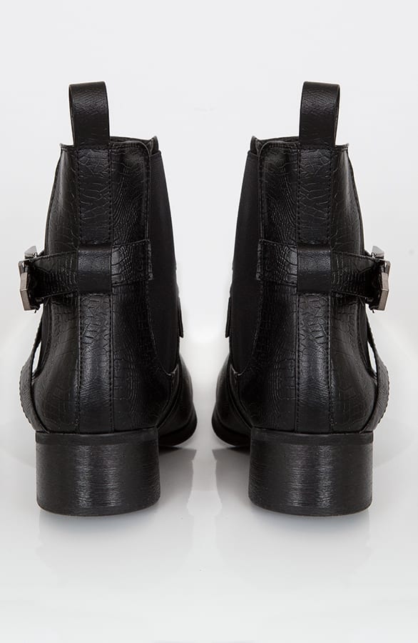 Snake Gesp Boots Zwart – shoparchief, foto 6