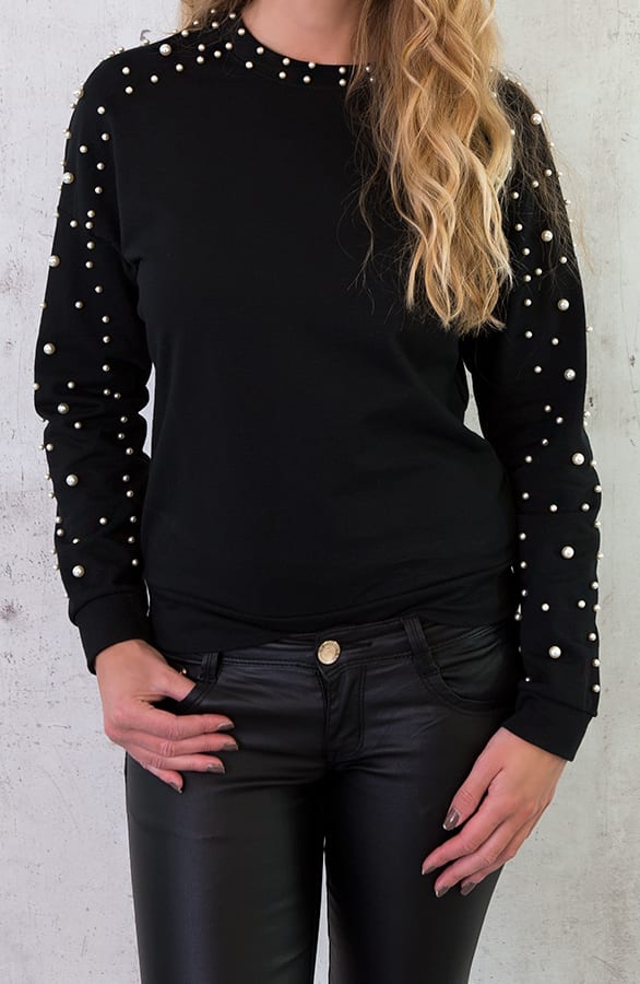 Parel Trui Deluxe Zwart – shoparchief, foto 2