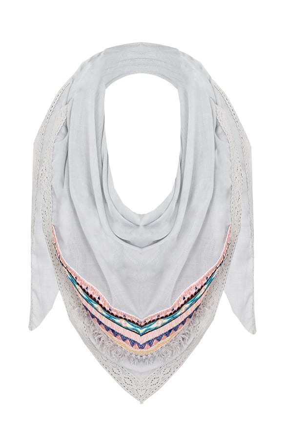 Boho Sjaal Grijs – shoparchief, foto 1