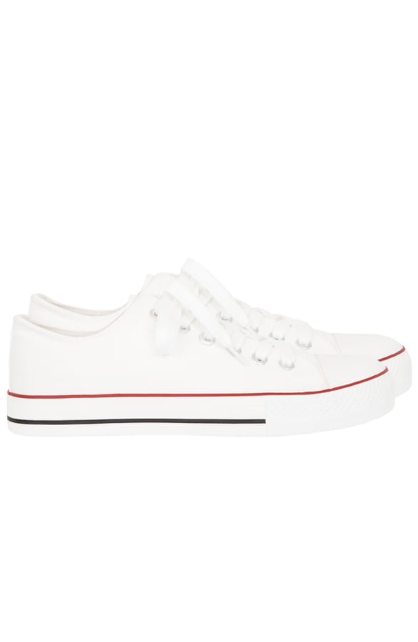 Canvas Sneakers Wit – shoparchief, foto 1