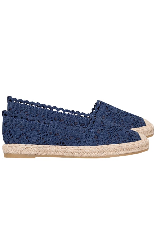 Kanten Espadrilles Marine – shoparchief, foto 1