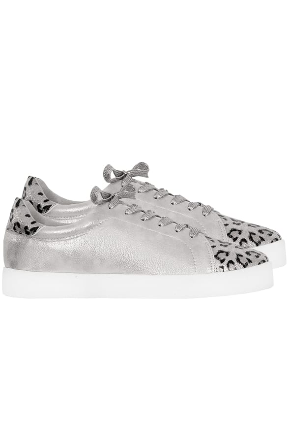 Leopard Sneakers Zilver – shoparchief, foto 7