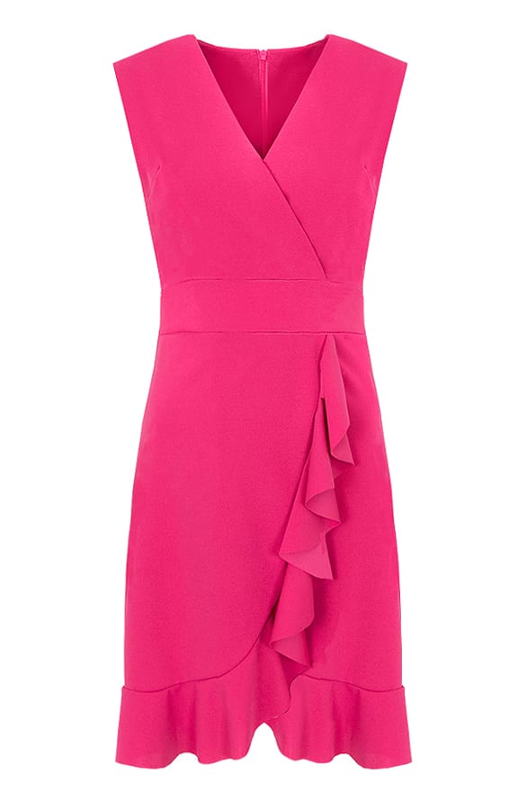 Ruches V Jurk Fuchsia – shoparchief, foto 1
