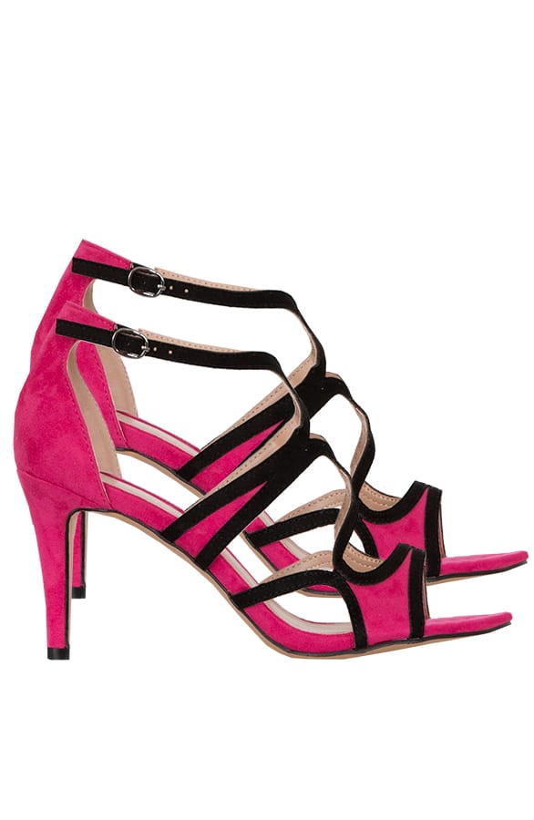 Suede Hakken Fuchsia – shoparchief, foto 1