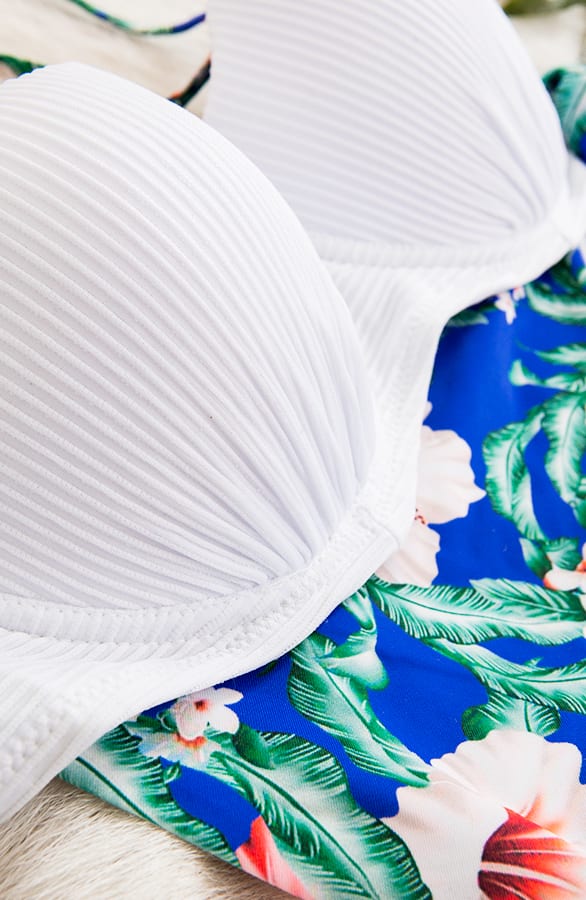 Blumen Bikini Mermaid Weiß, Shoparchiv, Foto 2