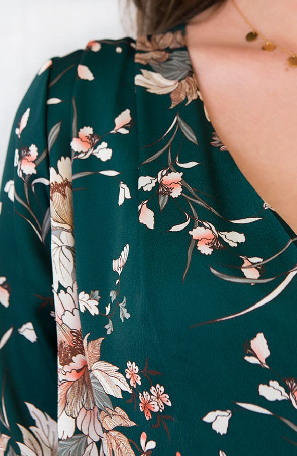 Body Met Bloemen Groen – shoparchief, foto 3