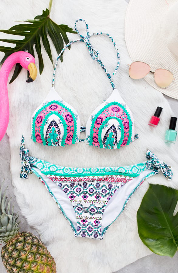 Boho Isla Bikini Turquoise – shoparchief, foto 1