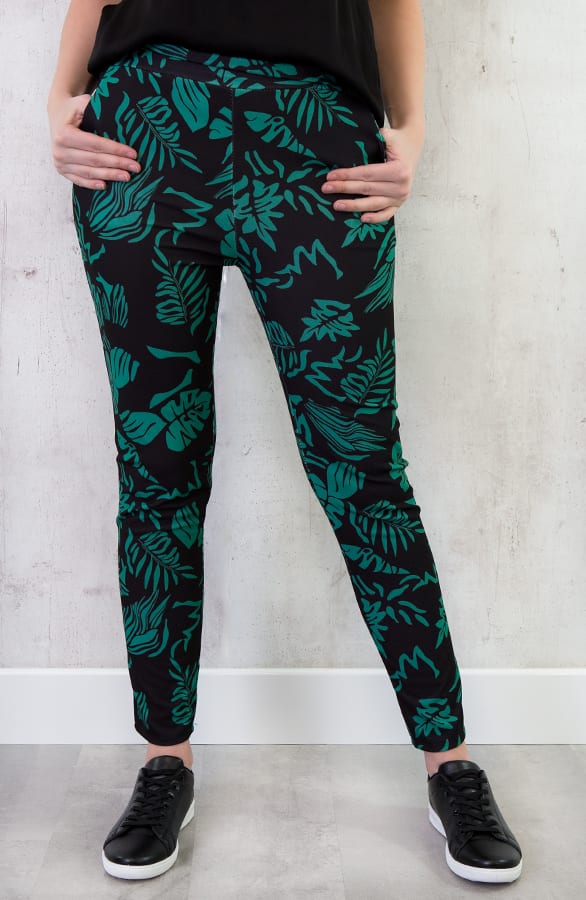 Palm Broek Zwart Groen – shoparchief, foto 2