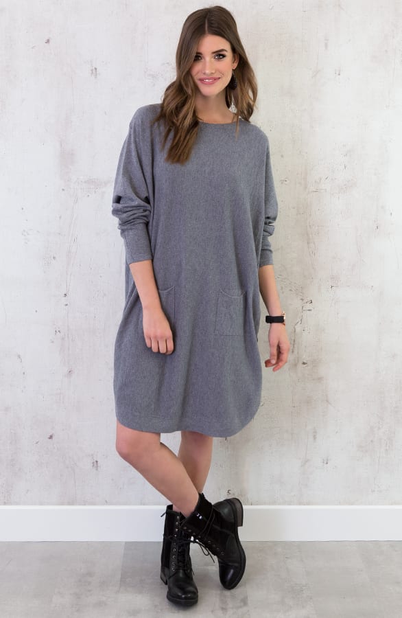 Comfy Trui Lang Grijs – shoparchief, foto 4