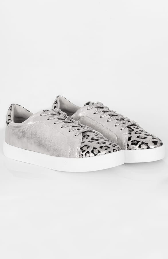 Leopard Sneakers Zilver – shoparchief, foto 4