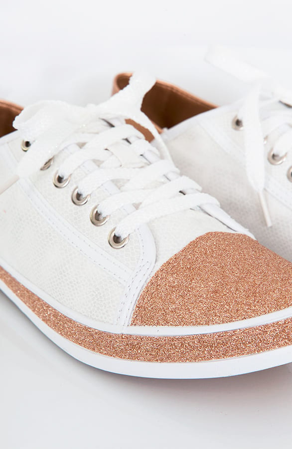 Glitter Sneakers Rose – shoparchief, foto 4