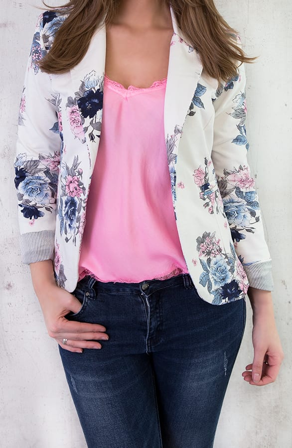 Bloemen Jasje Roze Blauw – shoparchief, foto 2