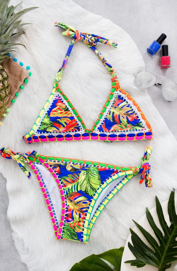 Tropic Bikini Neon Kobalt – shoparchief, foto 1