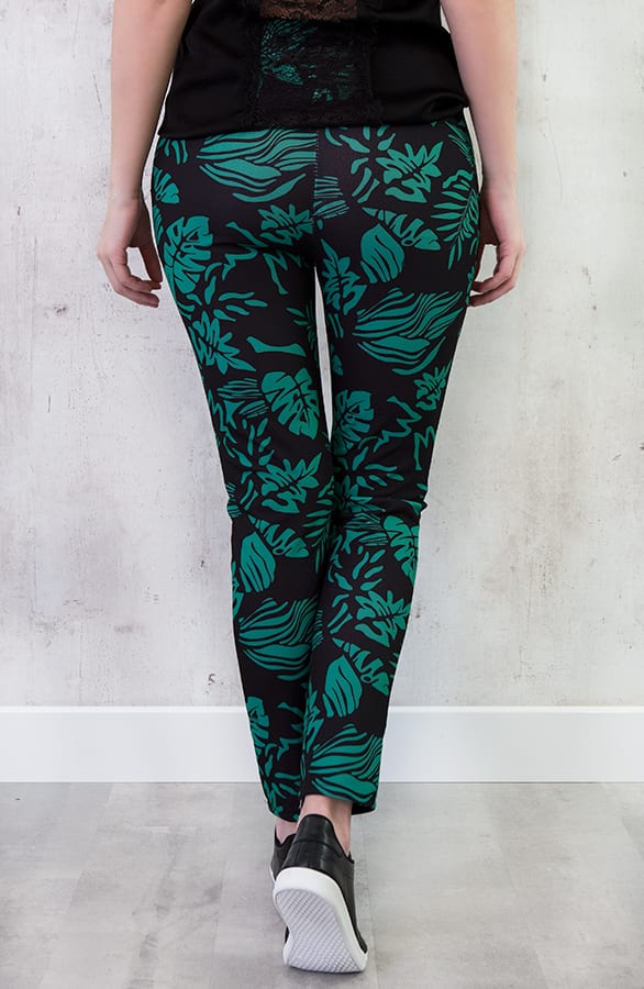 Palm Broek Zwart Groen – shoparchief, foto 4