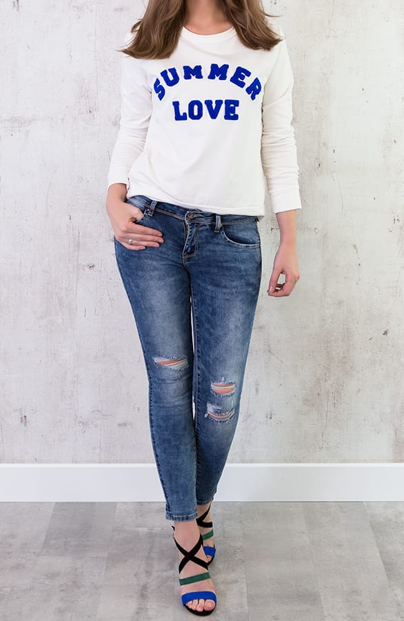Summer Love Trui Kobalt – shoparchief, foto 5