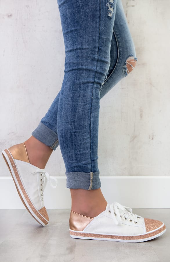 Glitter Sneakers Rose – shoparchief, foto 3