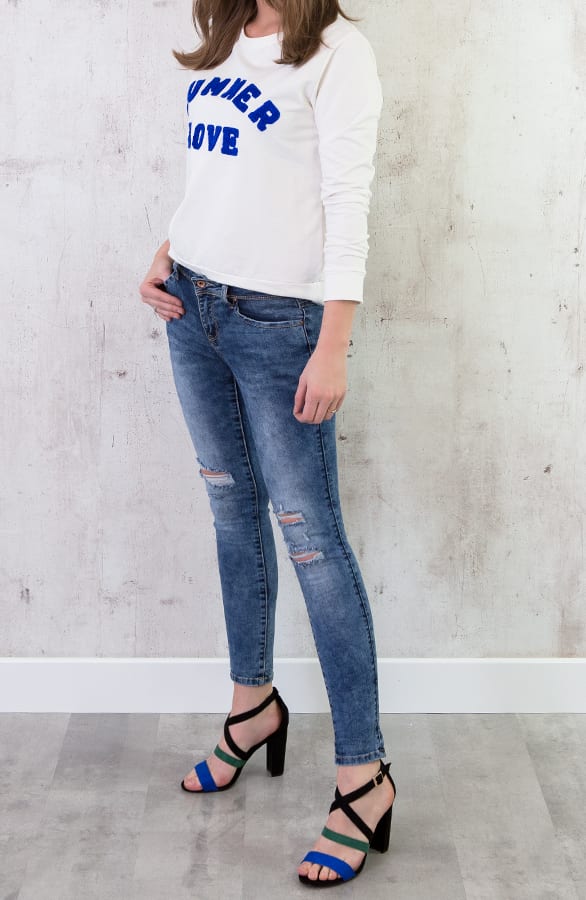 Summer Love Trui Kobalt – shoparchief, foto 3