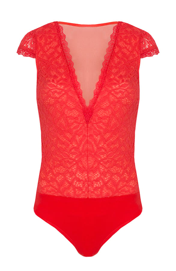 Body See Through Koraal – shoparchief, foto 1