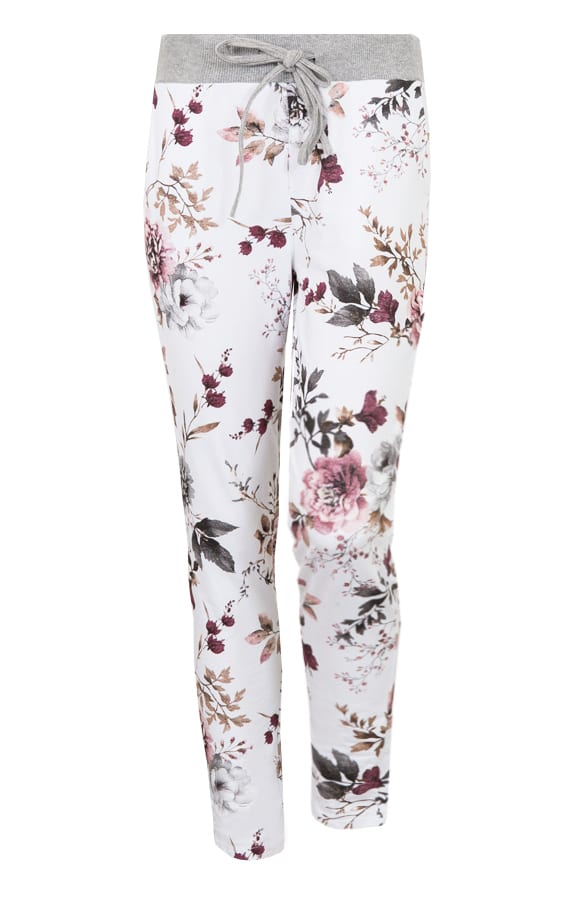 Jogging Bloemenbroek Grijs – shoparchief, foto 1