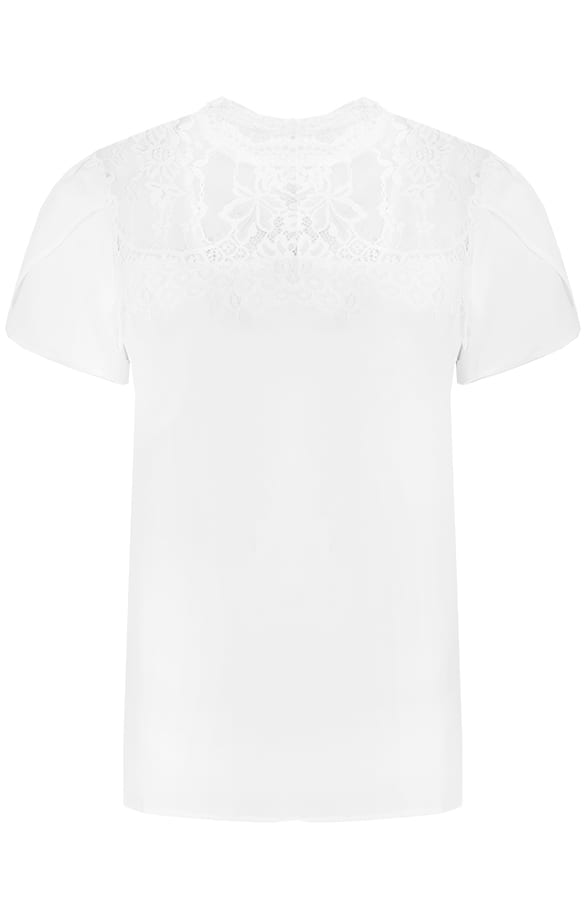 Top Met Kant Wit – shoparchief, foto 1