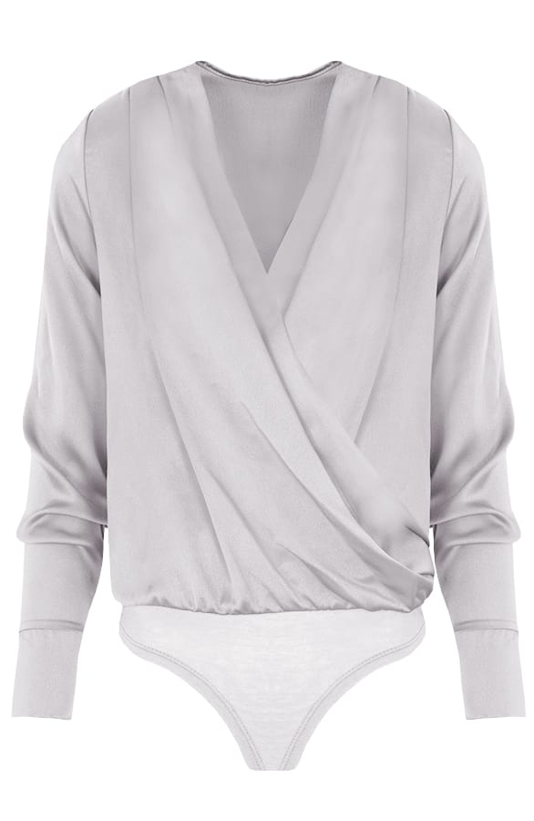 Zijde Overslag Body Grijs – shoparchief, foto 1