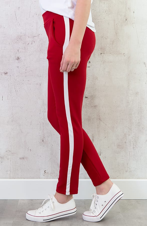Broek Met Bies Rood Wit – shoparchief, foto 4