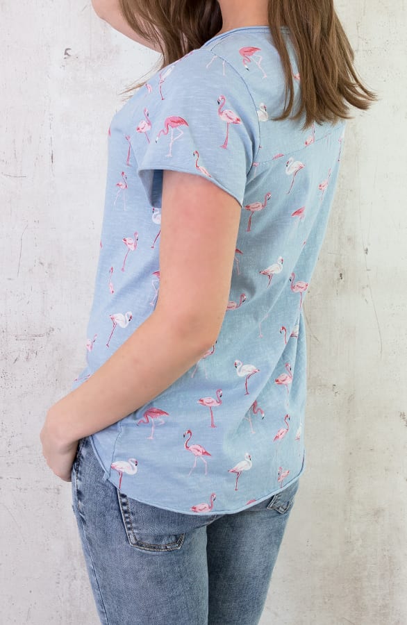 Flamingo Top Blauw – shoparchief, foto 5