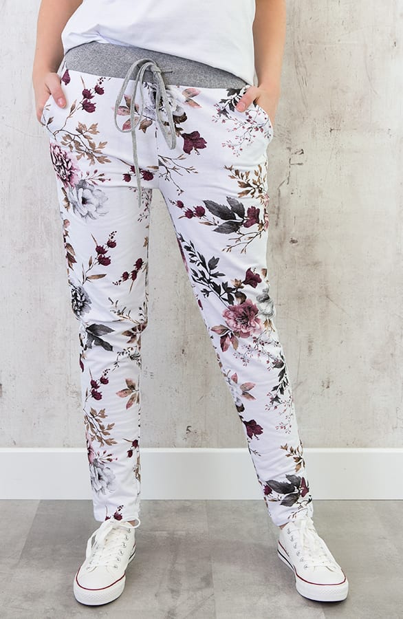 Jogging Bloemenbroek Grijs – shoparchief, foto 2