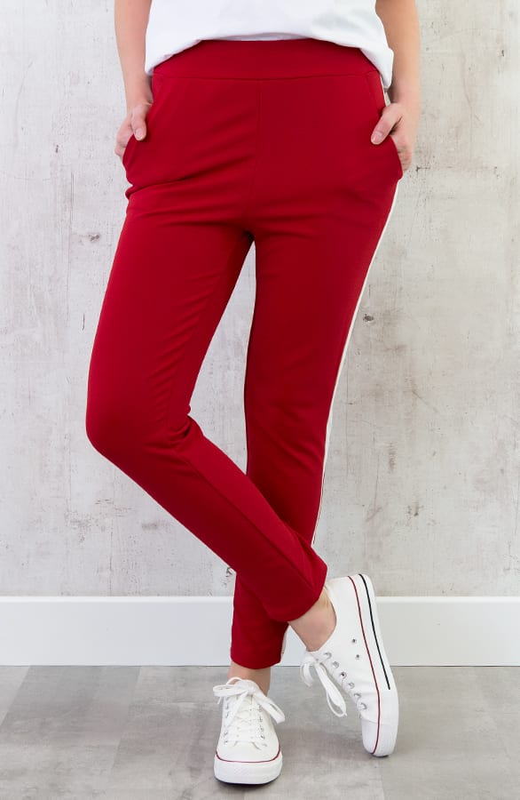 Broek Met Bies Rood Wit – shoparchief, foto 3