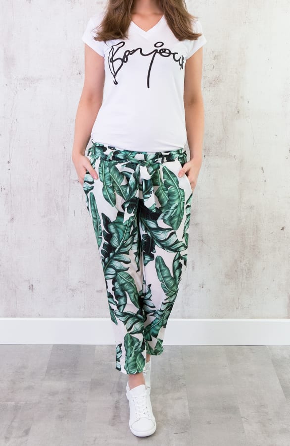 Palmprint Broek Wit – shoparchief, foto 5