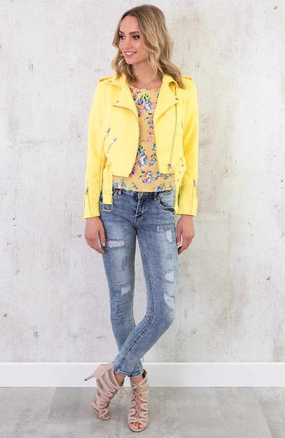 Bloemen Top Knoopjes Geel – shoparchief, foto 4