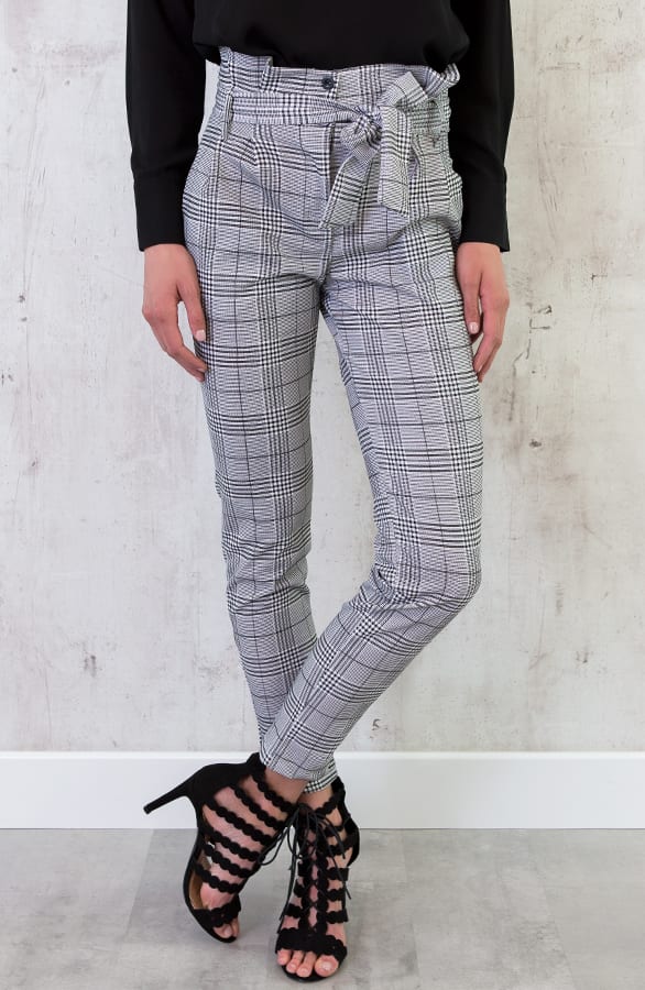 Geblokte Broek Grijs – shoparchief, foto 2