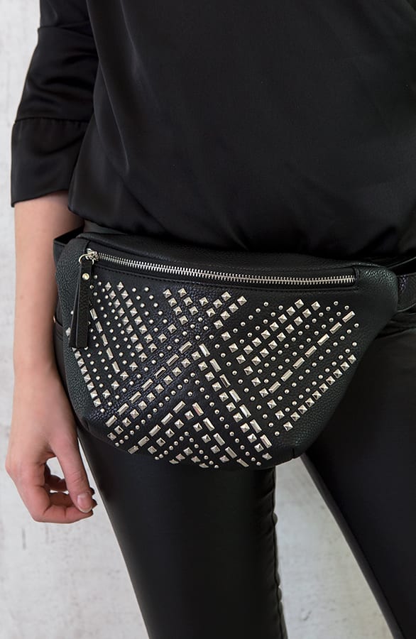 Heuptasje Met Studs Zwart – shoparchief, foto 2