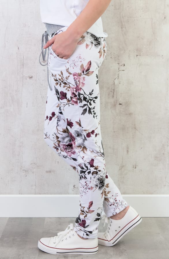 Jogging Bloemenbroek Grijs – shoparchief, foto 3