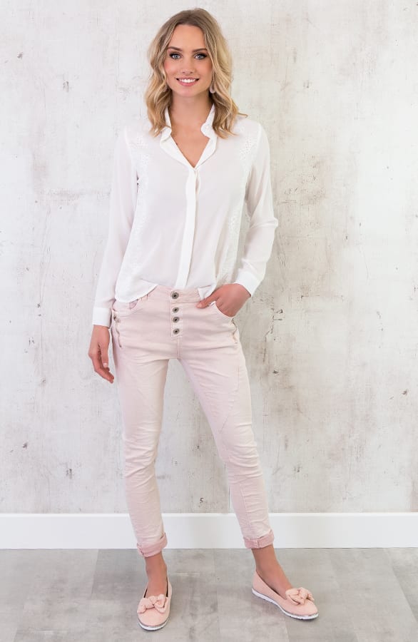 Blouse Met Kant Wit – shoparchief, foto 4