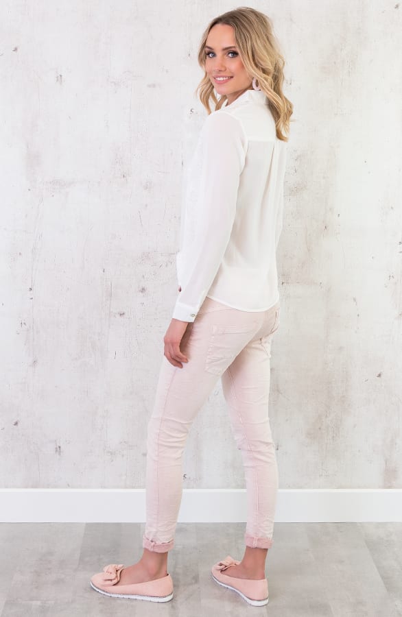 Blouse Met Kant Wit – shoparchief, foto 2