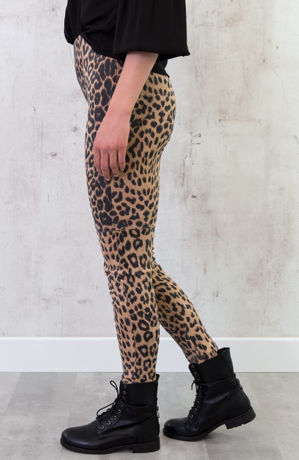 Suede Panterprint Tregging – shoparchief, foto 3