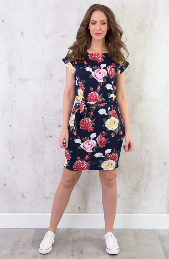 Bloemen Strik Jurk – shoparchief, foto 5