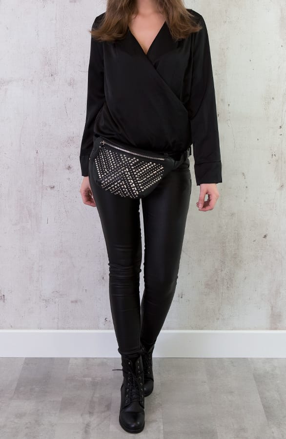 Heuptasje Met Studs Zwart – shoparchief, foto 3