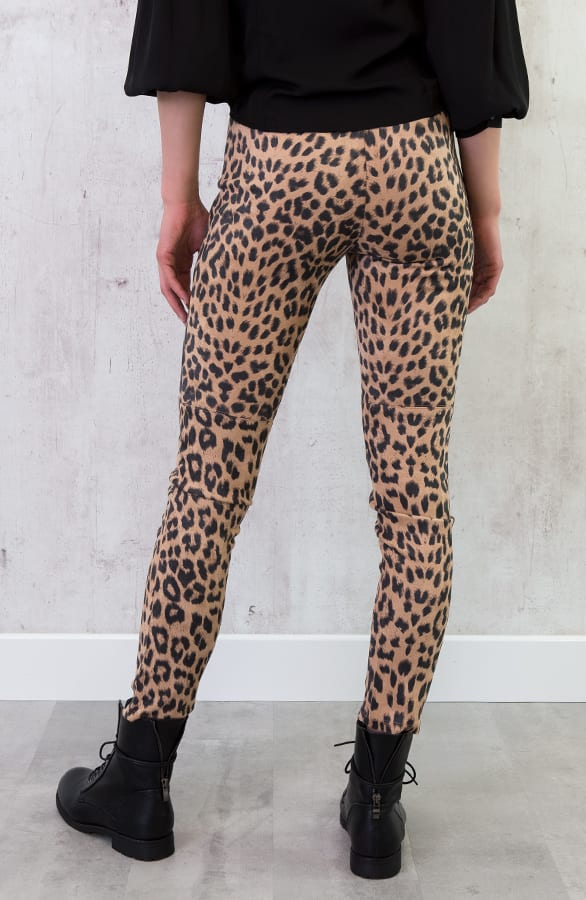 Suede Panterprint Tregging – shoparchief, foto 4