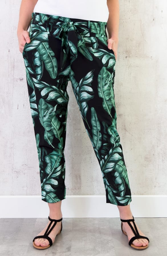 Palmprint Broek Zwart – shoparchief, foto 2
