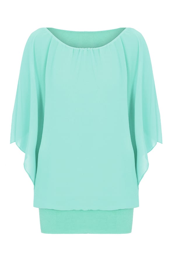 Basic Oversized Tuniek Mint – shoparchief, foto 1
