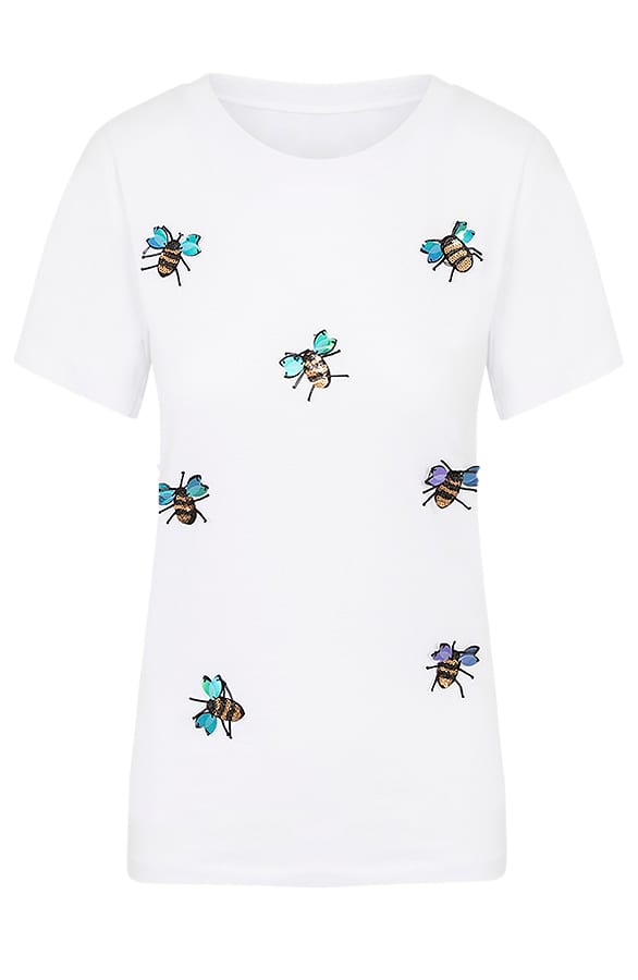 Bijen Top Wit – shoparchief, foto 1