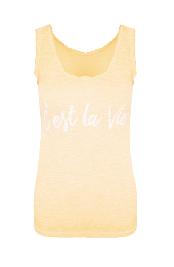C'est La Vie Top Geel – shoparchief, foto 1