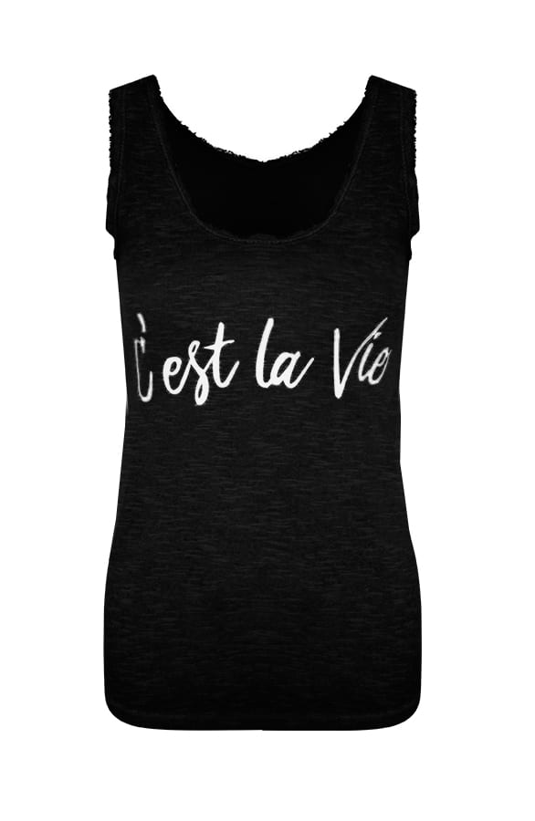 C'est La Vie Top Zwart – shoparchief, foto 1