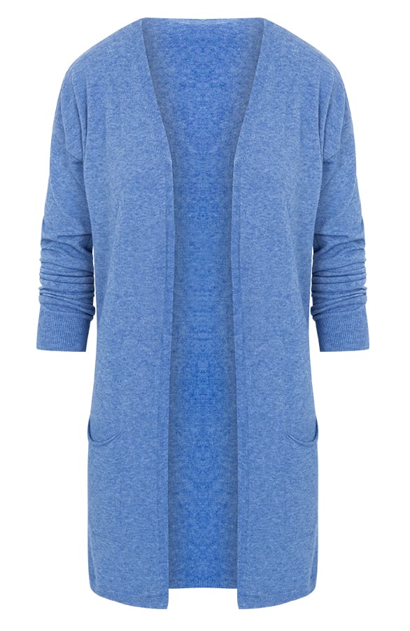 Comfy Soft Cardigan Blauw – shoparchief, foto 1