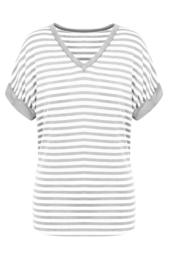 Gestreepte Top Grijs – shoparchief, foto 1
