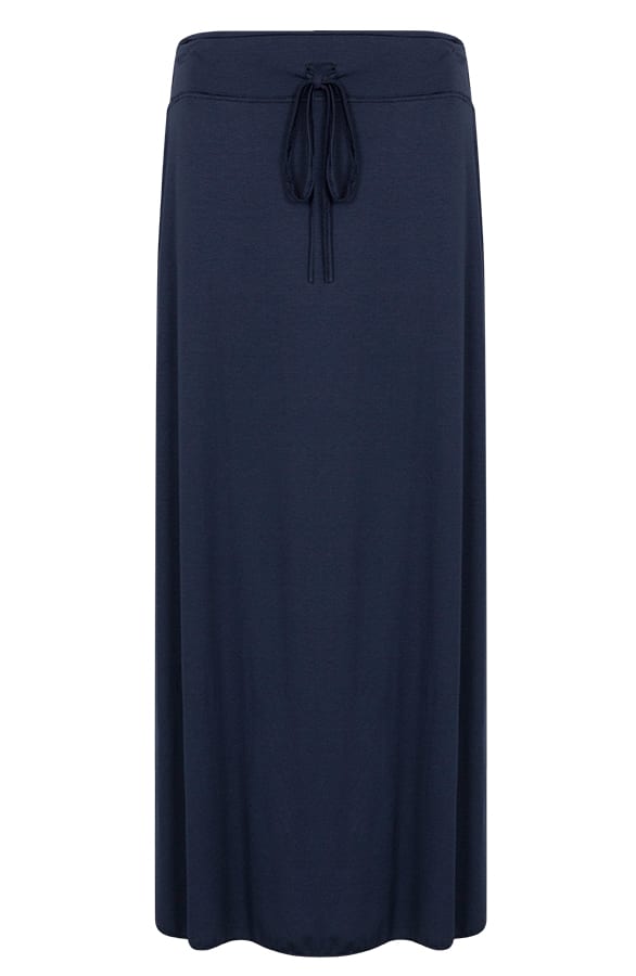 Jersey Split Rok Jeansblauw – shoparchief, foto 1